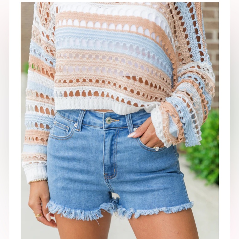 Pink Lily Denim Shorts
